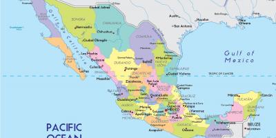 نقشہ میکسیکو کے شہر صوبہ
