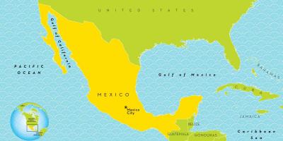ایک نقشہ میکسیکو کے شہر